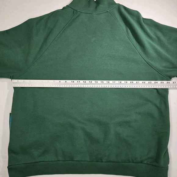 Lego Mens Sz XL Green Blue Black Gray Full Zip Hoodless Sweatshirt Target Collab - Picture 8 of 11